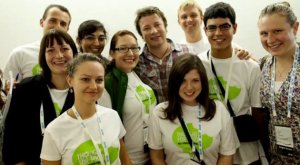 TFF Teams meet Jamie Oliver @oneyoungworld